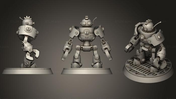 Figurines simple (Rustbolt Enforcer, STKPR_1111) 3D models for cnc